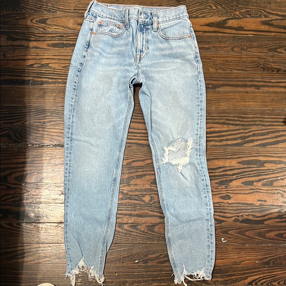American Eagle Outfitters Blue Straight Leg Jeans